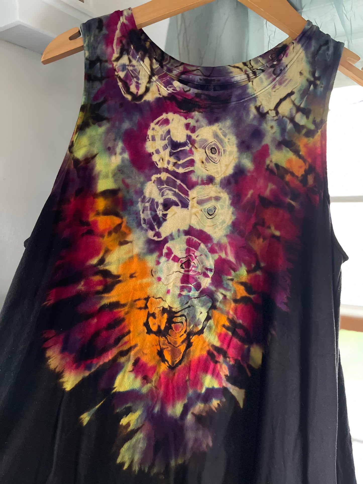 Reverse Dye Swing Dress