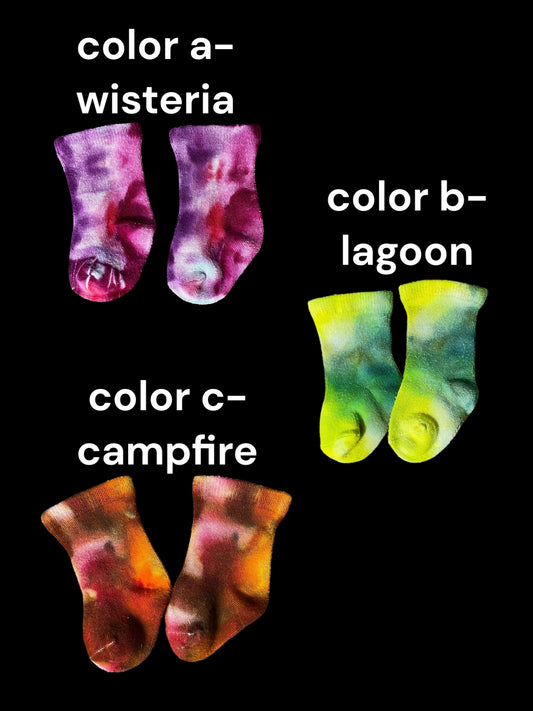 Tie Dye Baby Socks